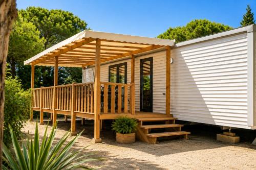 L'Auréa Mobil Home 7 pers Parc Aquatique Plage à 900 m Camping Homair 4 étoiles Le Sainte Marie
