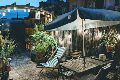 La Colonie/Cosy - terrasse - Butte aux cailles