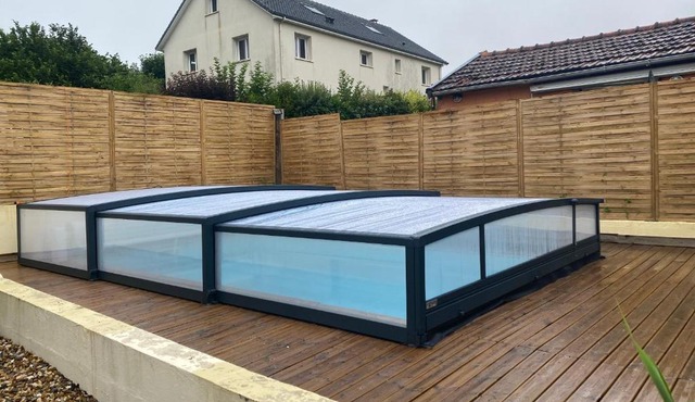 La ferme d'Hareauville - Heated swimming pool