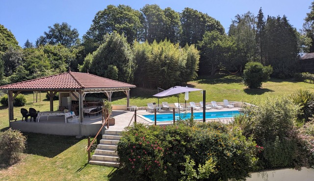 Large Family Friendly Home in Rural France with Pool and Outdoor Kitchen