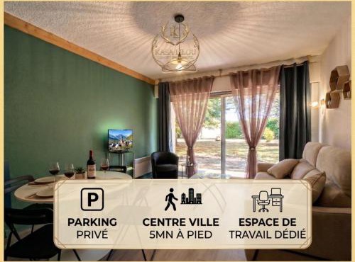Le Pré Carré - Idéal Couple - Détente et Therme à proximité - Terrasse - Calme - Randonnée & Cyclisme - Nature - Esprit Appart'hotel - OFFRE SPÉCIALE ÉTÉ
