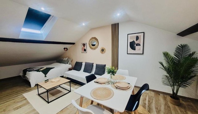Loft Design - Centre-ville - Gare - WiFi - Smart TV