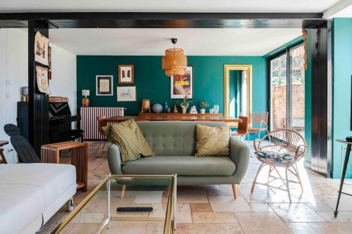 Maison & jardin - 15 min Caen et plages - 6 pers