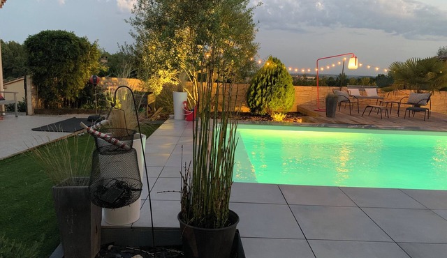 Marie&Nico's house with pool 10 min from Albi center