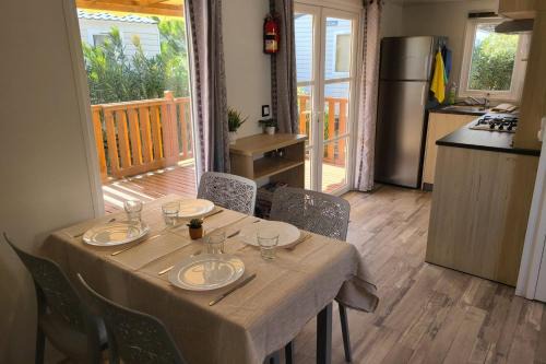 Mobil-home 2 chambres 6 pers