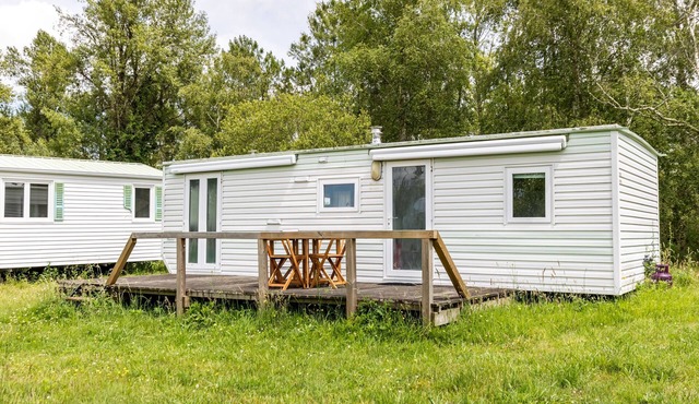 Mobile Home for 3 People at Lake Isachris – Hiking and Relaxation in the Médoc