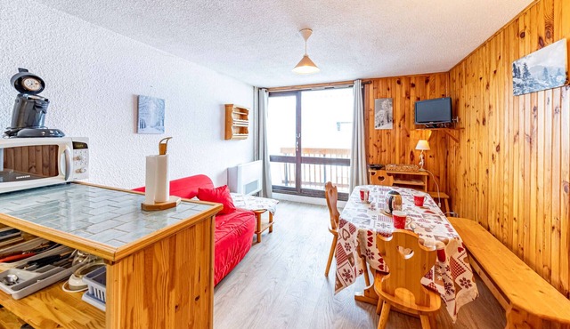Modern 25m² studio for 4, at the foot of the slopes