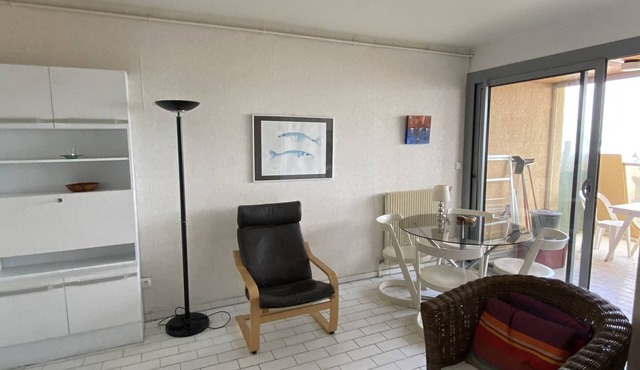 Modern T2 in Canet Beach - 4 pers, sea view balcony