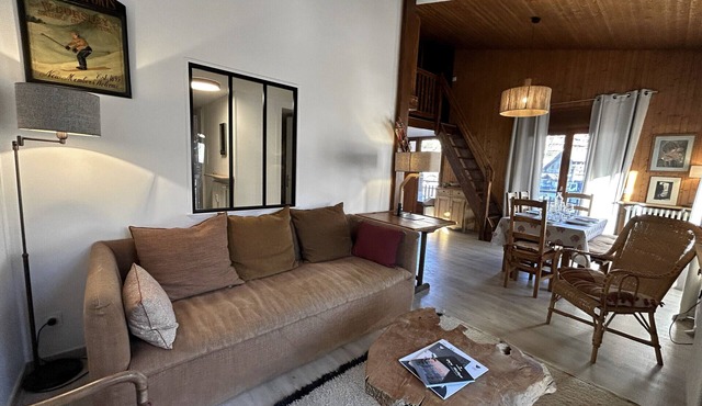 NEW FOR RENT Escale Blanche 1 - 3* star apartment with mezzanine, village center