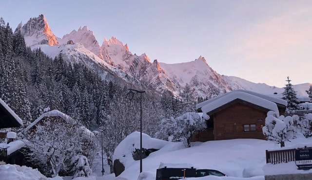 Nice 2 rooms for 2 to 4 people in quiet hamlet with superb view on Mont-Blanc