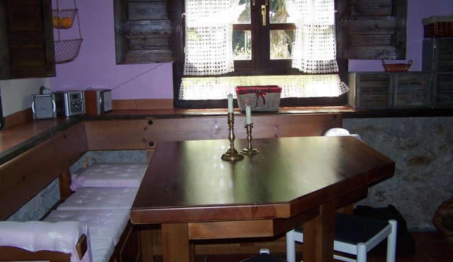 Old mill turned into a charming cabin.