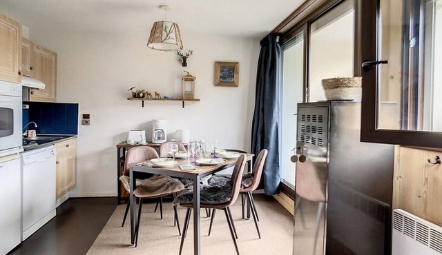 Renovated studio in Les Menuires, pets allowed, free wifi