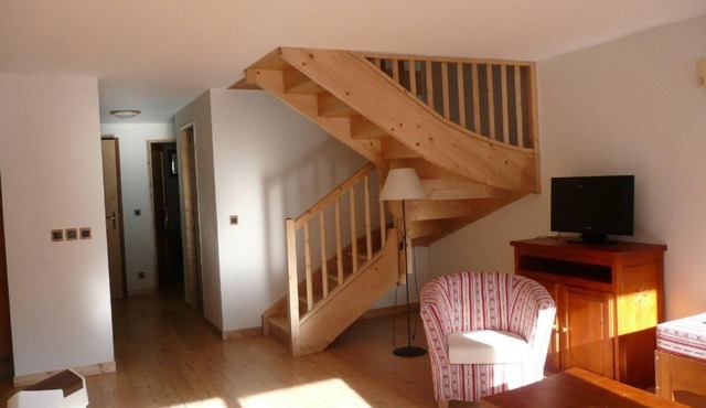 Resort center, balcony, tv, ski locker, 82m², Pralognan-la-Vanoise