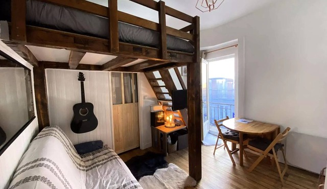 Rioulet Residence 1 - Beautiful studio with mezzanine and balcony close to the center of Barèges