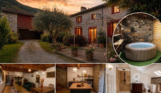 Spa privatif - Jardin - Salle de jeux - Maison Pyrénées