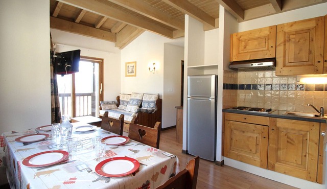 Spacious apartment for 6, mountain view, Aussois