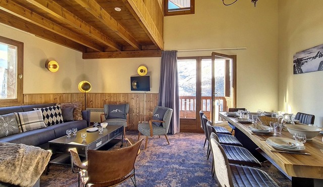 Spacious apartment near slopes with sauna and hammam, 10 guests