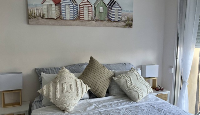Studio Apartment "Costa Brava Beach" with Sea View, 2 Private Terraces & Wi-Fi
