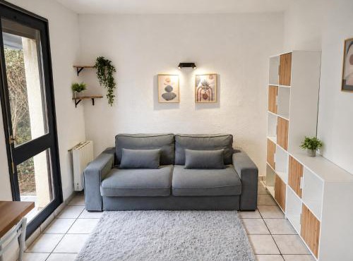Studio avec terrasse et jardin privatif - Figeac centre - Parking gratuit