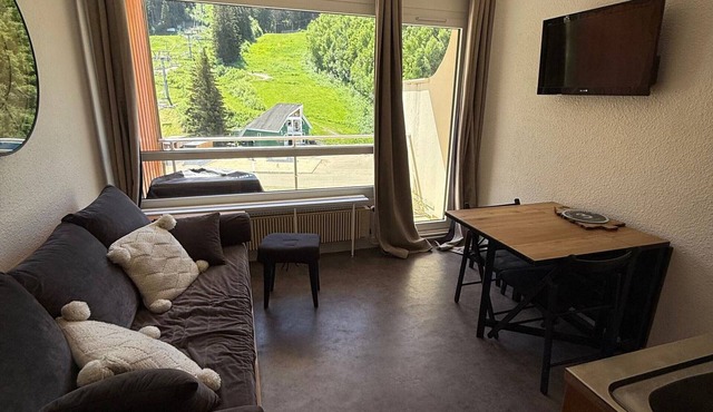 Studio cabin 24m² at the foot of the slopes with balcony