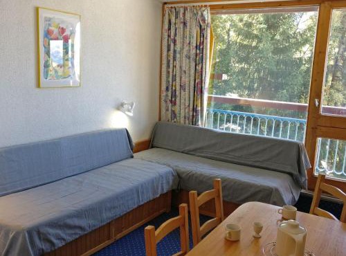 Studio cabine 4 pers au pied des pistes avec balcon - FR-1-346-458
