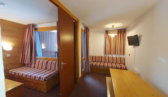 Studio for 3, ski-in/ski-out, near ski school and shops