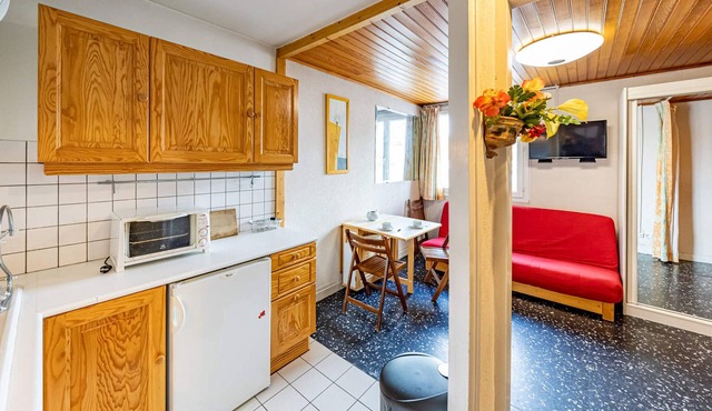 Studio for 4, ski-in/ski-out, Saint-François-Longchamp