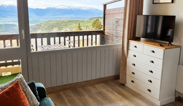 Studio with panoramic mountain view - 2 guests