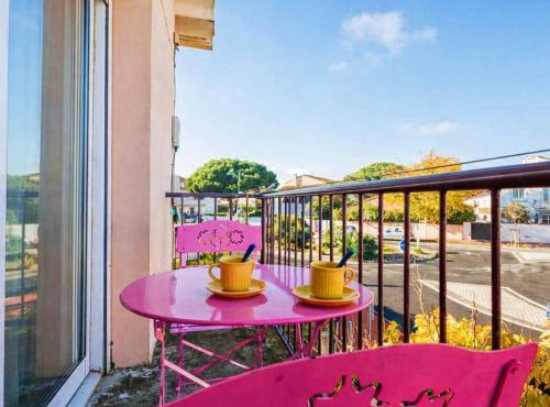 T3 climatisé plage proche, parking - 5 pers. - FR-1-696-137