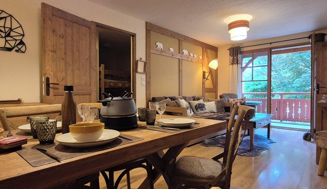 T3 in residence 6 pers SWIMMING POOL SAUNA HAMMAM 2 CHBS, 1 MOUNTAIN COIN, TERRACE