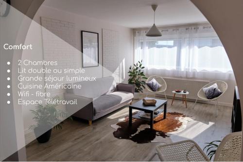 Two bedrooms modern apartment close to Tram
