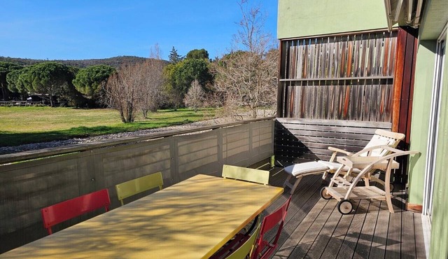Very nice apartment 75m² with swimming pool, beach 200m away, 4-6 people
