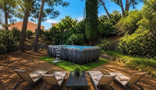 Villa la grive sea view swimming pool land 5500m² absolute calm