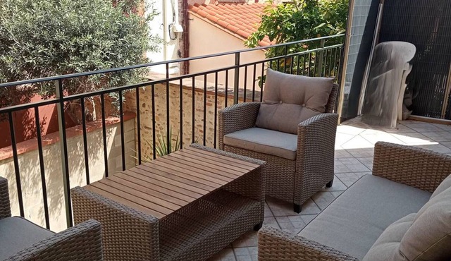 Village house with air conditioning, terrace, 6-8 pers, Canet-en-Roussillon