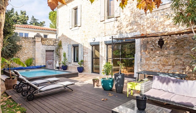 Wonderful private villa for 8 people with WIFI, private pool, TV, terrace and pets allowed