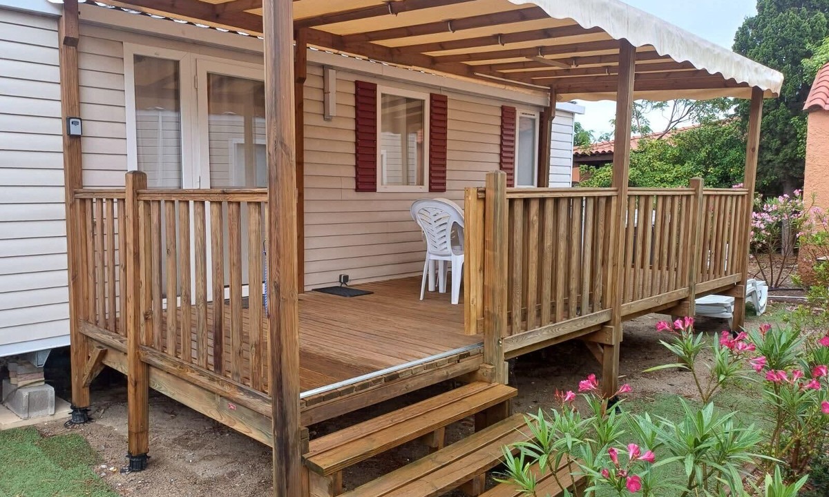 Canet-Plage House | Mobil-home 2 chambres 6 pers