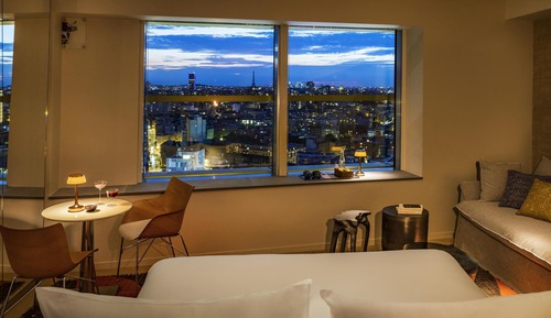 Junior Suite, 1 King Bed, Tower (Eiffel Tower panoramic bath, sunset)