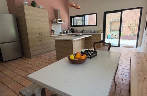 Aubignas House | Le Liotard - Large family home: comfort, pool, view - 10–16+ people